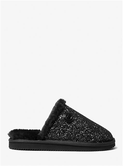 roze michael kors teenslipper|Janis Faux Fur.